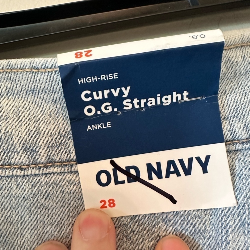 Womens curvy o.g. Straight jeans 28 nwt - Picture 3 of 3